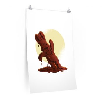 Wall Art Posters Prints - Melting Chocolate Easter Bunny