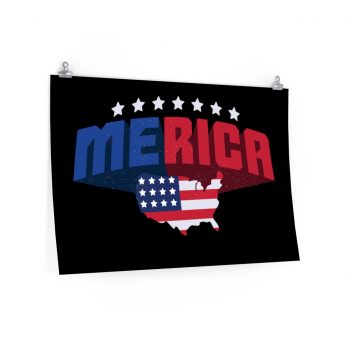 Wall Art Posters Prints - Merica USA American Flag