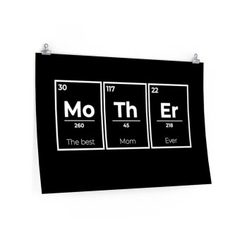 Wall Art Posters Prints - Mother Mo Th Er Periodic Table of Elements The Best Mom Ever