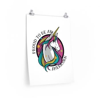 Wall Art Posters Prints - Proud To Be An Americorn - American Unicorn