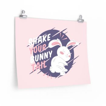 Wall Art Posters Prints - Shake Your Bunny Tail Easter Rabbit