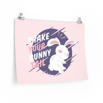 Wall Art Posters Prints - Shake Your Bunny Tail Easter Rabbit