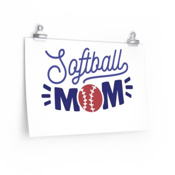 Wall Art Posters Prints - Softball Mom