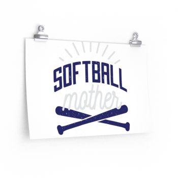 Wall Art Posters Prints - Softball Mother - Baseball Bat