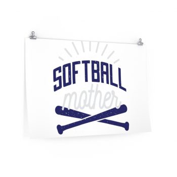 Wall Art Posters Prints - Softball Mother - Baseball Bat