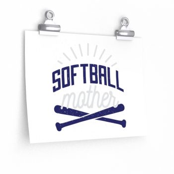 Wall Art Posters Prints - Softball Mother - Baseball Bat