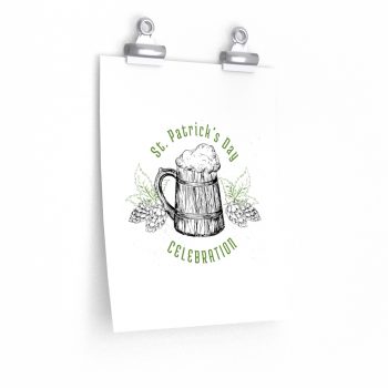 Wall Art Posters Prints - St Patricks Day Celebration Beer Stein