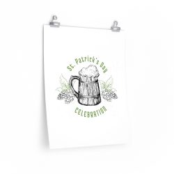 Wall Art Posters Prints - St Patricks Day Celebration Beer Stein