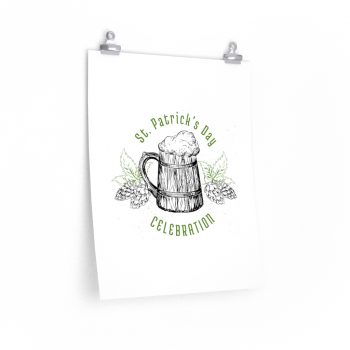 Wall Art Posters Prints - St Patricks Day Celebration Beer Stein