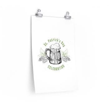 Wall Art Posters Prints - St Patricks Day Celebration Beer Stein