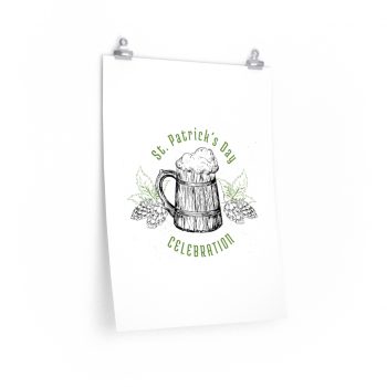 Wall Art Posters Prints - St Patricks Day Celebration Beer Stein