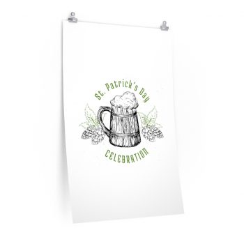 Wall Art Posters Prints - St Patricks Day Celebration Beer Stein