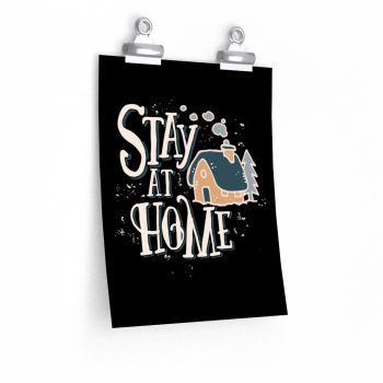 Wall Art Posters Prints - Stay At Home Coronavirus Covid 19