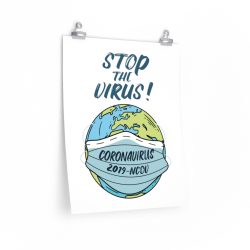 Wall Art Posters Prints - Stop The Virus Coronavirus 2019 nCov Covid 19