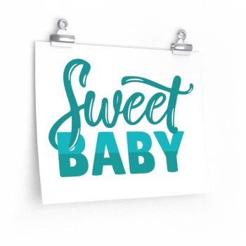 Wall Art Posters Prints - Sweet Baby Blue Boy