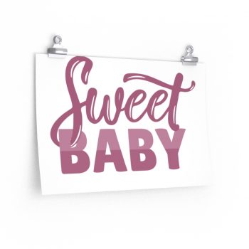 Wall Art Posters Prints - Sweet Baby Pink Girl