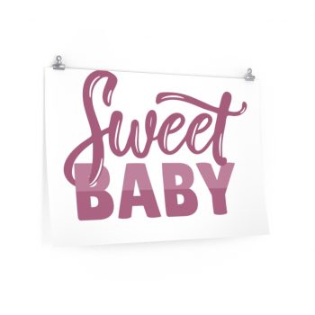 Wall Art Posters Prints - Sweet Baby Pink Girl