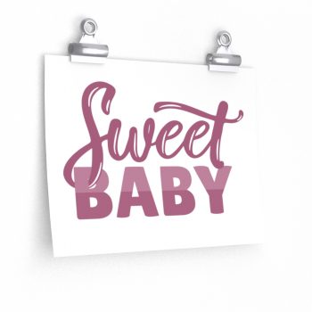 Wall Art Posters Prints - Sweet Baby Pink Girl