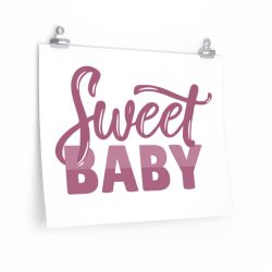 Wall Art Posters Prints - Sweet Baby Pink Girl