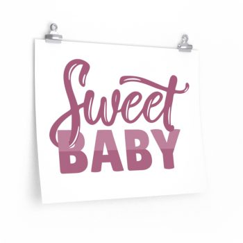 Wall Art Posters Prints - Sweet Baby Pink Girl