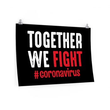 Wall Art Posters Prints - Together We Fight Coronavirus