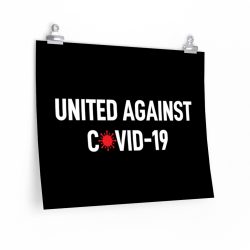 Wall Art Posters Prints - United Against Covid 19