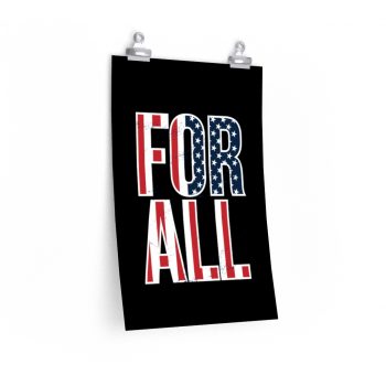 Wall Art Posters Prints - USA Flag For All America