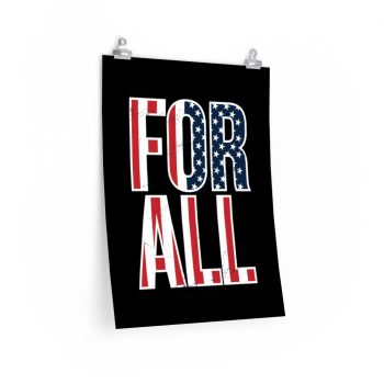 Wall Art Posters Prints - USA Flag For All America