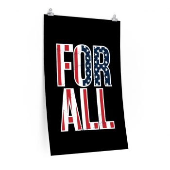 Wall Art Posters Prints - USA Flag For All America