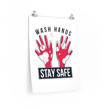 Wall Art Posters Prints - Wash Your Hands Stay Safe Coronavirus Covid 19