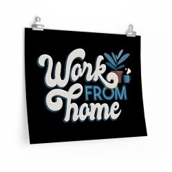 Wall Art Posters Prints - Work From Home Covid 19 Coronavirus