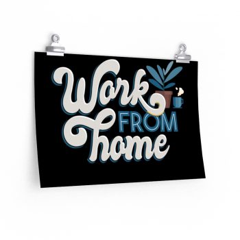 Wall Art Posters Prints - Work From Home Covid 19 Coronavirus