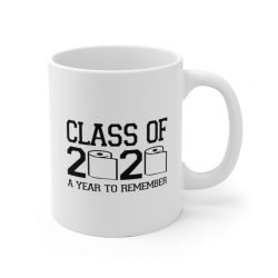 White Coffee Mug - Class of 2020 A Year to Remember