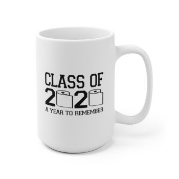 White Coffee Mug - Class of 2020 A Year to Remember