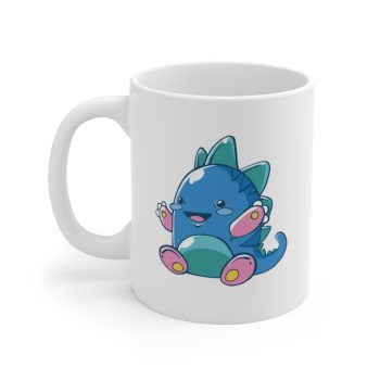 White Coffee Mug - Little Baby Dragon