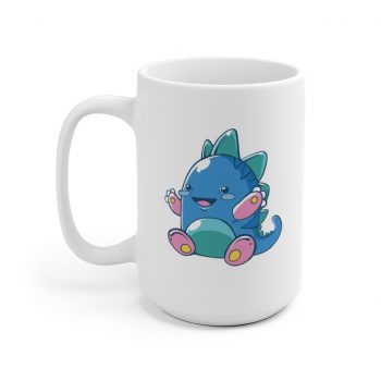 White Coffee Mug - Little Baby Dragon