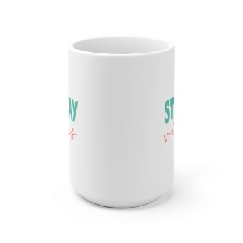 White Coffee Mug - Staycay Vibes