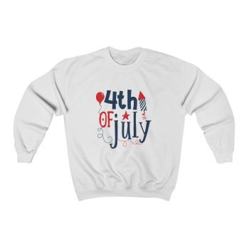 Adult Sweatshirt Unisex Heavy Blend - 4th of July Fireworks Balloon