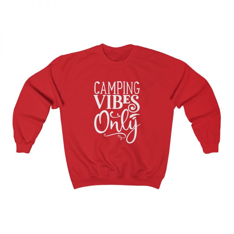Adult Sweatshirt Unisex Heavy Blend - Camping Vibes Only