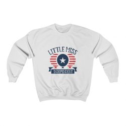 Adult Sweatshirt Unisex Heavy Blend - Little Miss Independent 4th of July