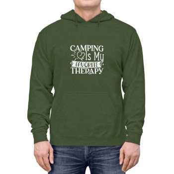 Adult Unisex Hoodie - Camping is my Favorite Therapy