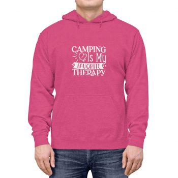 Adult Unisex Hoodie - Camping is my Favorite Therapy