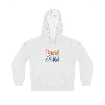 Adult Unisex Hoodie - Different is Beautiful Autism