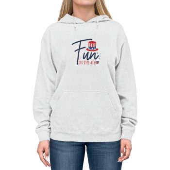 Adult Unisex Hoodie - Fun on the 4th of July Stars Stripes Hat