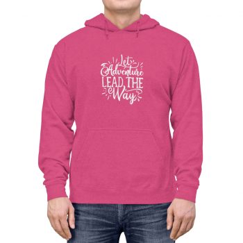 Adult Unisex Hoodie - Let Adventure Lead the Way