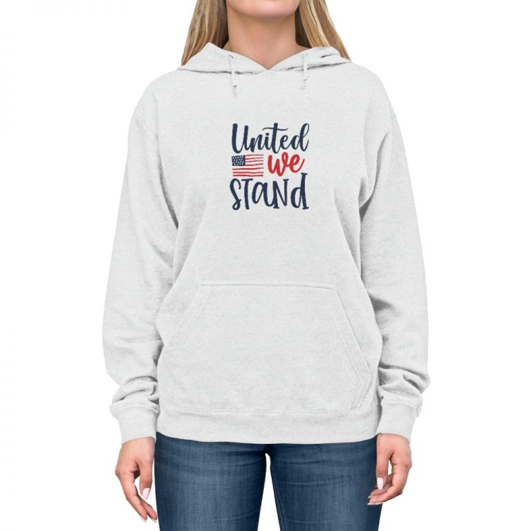 Adult Unisex Hoodie - United we Stand 4th of July