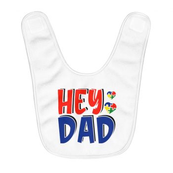 Fleece Baby Bib - Hey Dad Autism