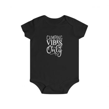 Infant Snap Tee Baby Body Suit Onesie - Camping Vibes Only