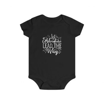 Infant Snap Tee Baby Body Suit Onesie - Let Adventure Lead the Way