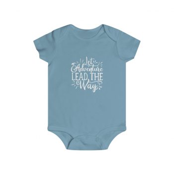 Infant Snap Tee Baby Body Suit Onesie - Let Adventure Lead the Way